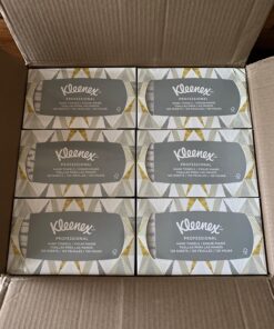 Kleenex® Hand Towels with Premium Absorbency Pockets (01701), Pop-Up Box, White, 18 Boxes / Case, 120 Hand Towels / Box, 2,160 Hand Towels / Case 41 A1ArrHo4O7L