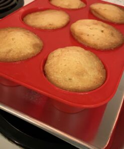 Silicone Texas Muffin Pans and Cupcake Maker, 6 Cup Jumbo, Set of 2, Professional Use Muffin Pan Jumbo 6 Cup 2PCS 44 A1BGa0Iz7zL