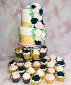 SUYEPER 100pcs Cupcake Wrappers Artistic Bake Cake Paper Cups Little Vine Lace Laser Cut Liner Baking Cup Muffin Case Trays for Wedding Party Birthday Decoration (Gold) Gold 39 A1BoqJEIA0L