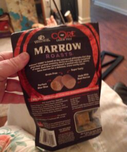 Wellness CORE Healthy Joints Crunchy Dog Treats (Previously Marrow Roasts), Natural Grain-Free Treats, Made with Real Meat, No Artificial Flavors (Beef, 8-Ounce Bag) 65 A1C5MkE4POL