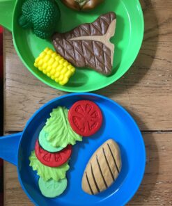 Learning Resources New Sprouts Dinner Food Basket - 18 Pieces, Ages 18+ Months Pretend Play Food for Toddlers, Preschool Learning Toys, Kitchen Play Toys for Kids 43 A1C5XhLeSsL