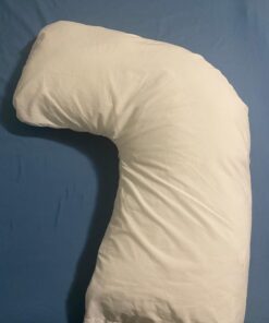 DMI Body Pillow, Side Sleeper Pillow and Pregnancy Pillow with Contoured Support to Eliminate Neck, Back, Hip, Joint Pain and Sciatica Relief with Removable Washable Cover, Firm, U Shape Neck Pillow Half Body Pillow 39 A1CaFPkE fL