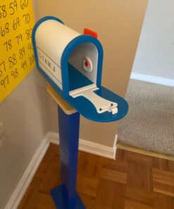 Melissa & Doug My Own Wooden Mailbox Activity Set and Educational Toy With Reusable Letters And Post Cards, Pretend Play Mailbox For Preschoolers And Kids Ages 4+ 31 A1CcYK2rN2L 1