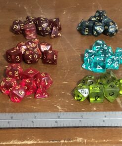 Wiz Dice Series II - DND Dice Set (105 Dice, 15 Sets of 7 Unique Colors) - Perfect DND Gifts - Role Playing Dice DND Accessories for TTRPG MTG Dice Games -D&D Dice Game Sets in Unique Finishes 51 A1DIyPKydL 1