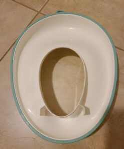 Potty Training Seat for Boys And Girls, Fits Round & Oval Toilets, Non-Slip with Splash Guard, Includes Free Storage Hook - Jool Baby Aqua 37 A1DUWsVLgoL