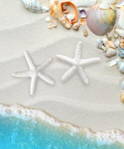 SUBANG 20 Pieces Starfish 2.3 Inch White Resin Sea Star Fake Starfish for Wedding Decor Beach Theme Party, Home Decorations,DIY Crafts, Fish Tank 2.3inch 20 A1DfF4pQ3IL