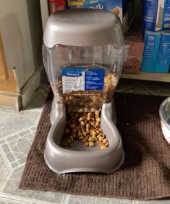 Petmate Pet Cafe Feeder Dog and Cat Feeder Pearlescent Colors 3 Sizes, Made in USA 6 lb. Pearl Tan 45 A1E cb8Nr0L