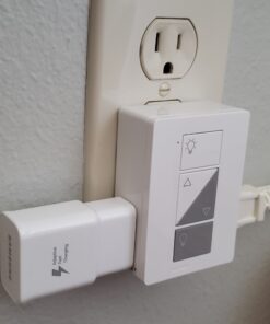 Lutron Caseta Single-Pole/3-Way Smart Lighting Lamp Dimmer and Remote Kit | P-PKG1P-WH | White 44 A1E2kdN2zeL