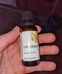 Thorne Vitamin D + K2 Liquid with a metered Dispenser - Vitamins D3 and K2 to Support Healthy Bones and Muscles* - 1 Fl Oz (30 ml) - 600 Servings 19 A1EEP6fgtKL