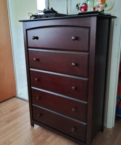 Storkcraft Kenton 5 Drawer Dresser (Espresso) – Dresser for Kids Bedroom, Nursery Dresser Organizer, Chest of Drawers for Bedroom with 5 Drawers, Universal Design for Children’s Bedroom Espresso 5 Drawer Chest 38 A1FWv3h2lL