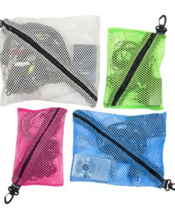 4 ZipClikGo Attachable Mesh Organizer Bags, No Fumbling, Guessing What's Where! These Multi-Purpose Storage Zip Pouches in 4 Sizes & 4 Colors Are Simple to Pack, Easy to Access & Best Bag Companions! 16 A1FZMgMheEL