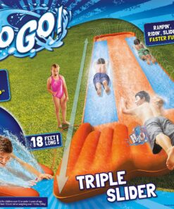 H2OGO! Triple Water Slide w/ Speed Ramp 20 A1FpKwFrJnL