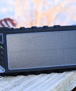 Best Solar Powered Charger - 16000 mAh Battery - Dual USB, Waterproof, Flashlight - Portable and Compact - for Your iPhone, Android, Tablet, More. The SPC16k by BW Distributors. Off Grid Charging 13 A1G34QOX L