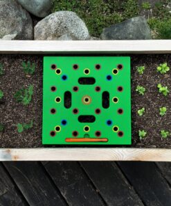 Seeding Square - Seed Spacer Tool for Maximum Harvest, Organized Plants & Less Weeds - Square Foot Garden Includes Color Coded Templates, Magnetic Dibber, Ruler, Spoon & Planting Guide 29 A1GThRYwxZL 4