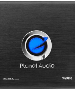 Planet Audio AC1200.4 4 Channel Car Amplifier - 1200 Watts, Full Range, Class A/B, 2-4 Ohm Stable, Mosfet Power Supply, Bridgeable 10 A1GaoCPaXGL