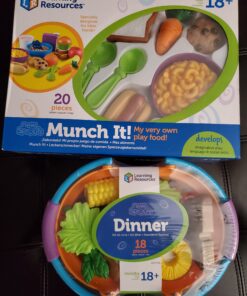 Learning Resources New Sprouts Dinner Food Basket - 18 Pieces, Ages 18+ Months Pretend Play Food for Toddlers, Preschool Learning Toys, Kitchen Play Toys for Kids 51 A1Gd1fm5Y7L