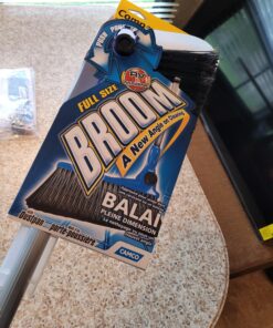 Camco Broom and Dustpan for RVs, Adjustable from 24 to 52 Inches (43623-A) Broom with Dust Pan 38 A1GggtavuEL