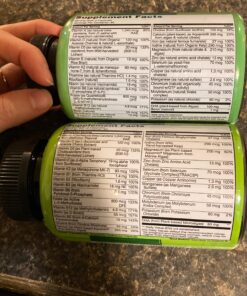 NATURELO Prenatal Multivitamin with Gentle Chelated Iron, Methyl Folate, Plant Calcium & Choline - Vegan, Vegetarian - Non-GMO - Gluten Free - 180 Capsules - 2 Month Supply 180 Count (Pack of 1) 37 A1GidzRTcL