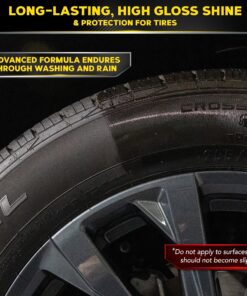 Alternative view of Meguiar’s Endurance Tire Gel - This Long-Lasting Formula that Restores Tires While Leaving a Brilliant, High-Gloss Finish - 16 Oz - G7516EU