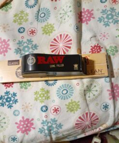 RAW Natural Rolling Papers Cone Shooter - Cone Filling Machine (King Size) 1 Count (Pack of 1) 21 A1IN1s7CL