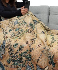 Northwest Lord of The Rings - The Hobbit Woven Tapestry Throw Blanket, 48" x 60", Middle Earth 22 A1IQy4PUwWL