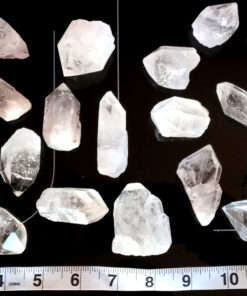 JIC Gem 2 lbs Natural Clear Quartz Crystal Point 2inch Big Size About 20pcs up for Healing and Gift Use 2 Pound (Pack of 1) 56 A1IgLrHI4ML
