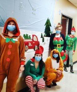 Tipsy Elves Christmas Onesies for Adults - Comfy Men’s and Women’s Matching Holiday Jumpsuits with Convenient Pockets Medium Gingerbread Brown 19 A1ItfAW5ywL