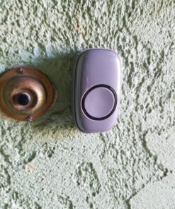 SadoTech Wireless Doorbells for Home, Apartments, Businesses, Classrooms, etc. - 1 Door Bell Ringer & 1 Plug-In Chime Receiver, Battery Operated, Easy-to-Use, Wireless Doorbell w/LED Flash, Gray 31 A1JXhoBo5iL