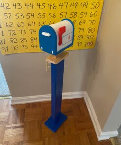 Melissa & Doug My Own Wooden Mailbox Activity Set and Educational Toy With Reusable Letters And Post Cards, Pretend Play Mailbox For Preschoolers And Kids Ages 4+ 32 A1JgbF JfL 1