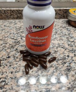 Sunflower Lecithin 1200 mg Soy-Free, Non-GMO - 200 Softgels 200 Count (Pack of 1) 38 A1JhIHbsocL