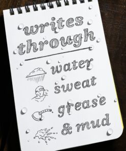 Rite in the Rain Weatherproof Black Metal Clicker Pen - Black Ink (No. 97) 1 Count (Pack of 1) Black Barrel / Black Ink 19 A1K56iddJ5L