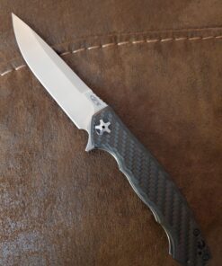 Zero Tolerance 0452CF; Pocket Knife with 4.1” Dual-Finished S35VN Steel Blade, Carbon Fiber Front and Titanium Back Handle Scales, KVT Ball-Bearing Opening, Frame Lock, Deep-Carry Pocketclip; 4.6 OZ.,Large 73 A1KLbkXzhXL