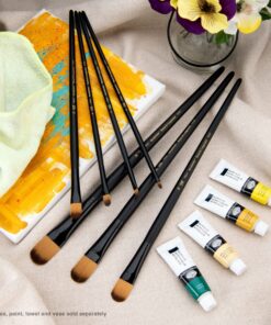 Majestic Royal and Langnickel Long Handle Paint Brush Set, Filbert, 7-Piece 9 A1LPhkyxYGL