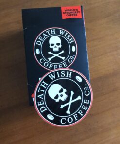 Death Wish Coffee Co. Single Serve Pods - Extra Kick of Caffeine - Dark Roast Coffee Pods - Made with USDA Certified Organic, Fair Trade, Arabica and Robusta Beans (20 Count) 20 Count (Pack of 1) 30 A1LQs 9yseL