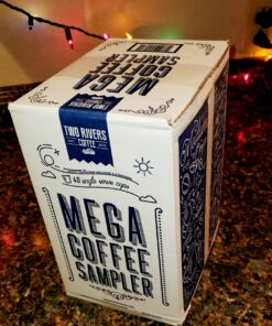 Two Rivers Coffee Mega Coffee Lovers Pods, Compatible with K Cup Brewers Including 2.0 Pods, Mega Coffee, 40 Count,TRC MS40 Mega Coffee Variety 40 Count (Pack of 1) 38 A1LXEN82GgL