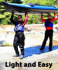 Sea Eagle 420X Explorer Inflatable Kayak- Fishing, Touring, Camping, Exploring &White Watering-Self Bailing, Removable Skeg, Drop Stitch Floor Blue 420X Deluxe Package 14 A1Lkx2e0TNL