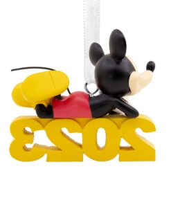 Alternative view of Hallmark Disney Mickey Mouse 2023 Christmas Ornament Disney Mickey & Minnie
