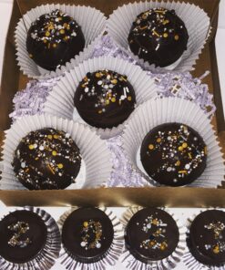 ONE MORE 9inch Brown Bakery Pie Boxes,Large Kraft Cookie Boxes with PVC Window Natural Disposable box 9x9x2.5inch,12 of Pack 60 A1MLvc0KVGL