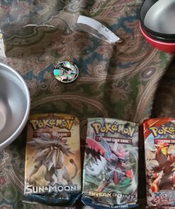 Pokemon TCG: Poke Ball Tin Red - 3 Booster Pack with 1 Coin 16 A1MPsepcBL