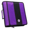 Case-It The Classic Zipper Binder - 2 Inch O-Rings - Multiple Pockets - 800 Sheet Capacity - Comes with Shoulder Strap - Purple D-251 26 A1MjA8D0KHL