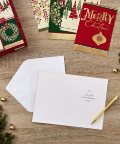 Hallmark Image Arts Boxed Christmas Cards Assortment, Elegant Icons (4 Designs, 24 Cards with Envelopes) Elegant Icons Holiday Assortment 24 A1N5w69xIQL