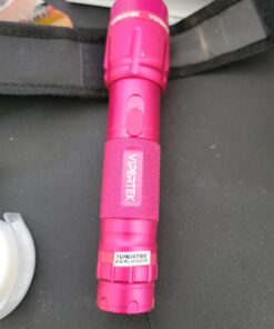 VIPERTEK VTS-T03 Aluminum Stun Gun for Self Defense Rechargeable with LED Flashlight PINK 44 A1OKBtXh8ZL