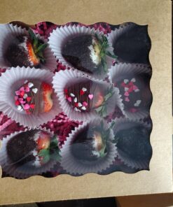 ONE MORE 9inch Brown Bakery Pie Boxes,Large Kraft Cookie Boxes with PVC Window Natural Disposable box 9x9x2.5inch,12 of Pack 65 A1QCEOpzwQL