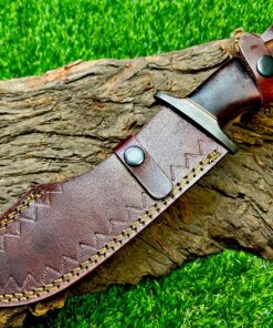 REG-274, Handmade Damascus Steel 13.00 Inches Hunting Knife - Rose Wood with Damascus Steel Guards Handle (Wood Handle) REG-274 18 A1QHJ20xnL