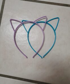 Candygirl Girls Plastic Headbands Cat Ear Headbands for Girls Women Cat Ear Hair Hoops Hair Accessories for Girls and Women Daily Wearing Accessories Party Favor (10pcs mix colors Cat Ear Headbands) 10pcs 33 A1QO7YqX9jL