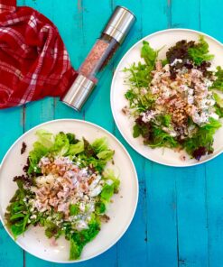 Alternative view of Lifestyle Dynamics The Original SpiceCrafts Salt and Pepper Grinder Set, Stainless Steel with Recipe eBook & Guide, Pure Ceramic Grinders, Dual Mill