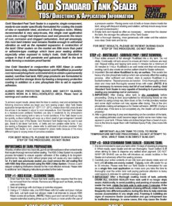 KBS Coatings 52000 Cycle Tank Sealer Kit, Complete Kit - Seals Up To 5 Gallon Tank, Lightly Pigmented Silver 37 A1ReQimjYRL