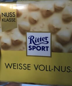 Ritter Sport White Chocolate with Whole Hazelnuts, 3.5 Ounce (Pack of 10) 3.5 Ounce (Pack of 10) 20 A1S2eb0g6DL
