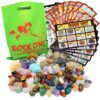 ROCK ON! Geology Game with Rock & Mineral Collection – Collect and Learn with STEM-based Educational Science Kit in Carrying Tote - Amethyst, Rhodonite, Selenite Crystal, Unakite and lots more 23 A1SYwIGCwoL 2