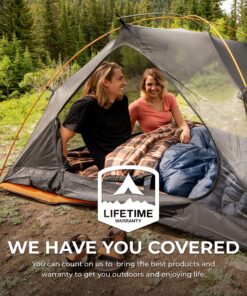 TETON Sports Mammoth Queen Size Sleeping Bag- Double Sleeping Bag – A Warm Bag The Whole Family can Enjoy – Great Sleeping Bag for Camping, Hunting and Base Camp. Compression Sack Included Teal Mammoth 0F 41 A1SlhmK9lZL